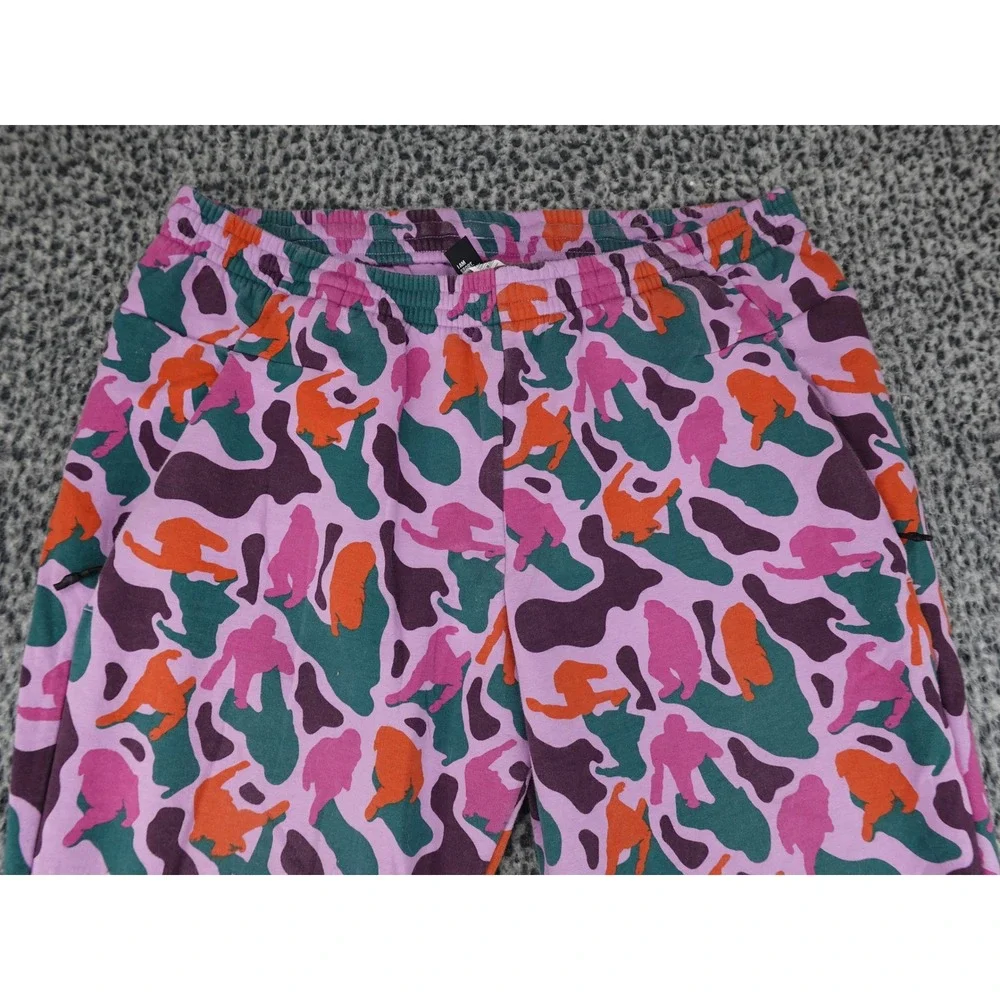 Adidas N.E.R.D. Sweatpants Men XL Purple Camo Rare Sample Brain Print Jogger